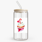 Банка с бамбуковой крышкой