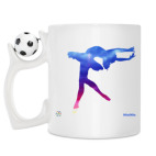 Кружка с футбольным мячиком