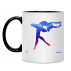 Кружка двухцветная