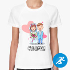 Женская спортивная футболка