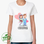 Женская футболка органик