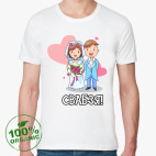 Мужская футболка органик