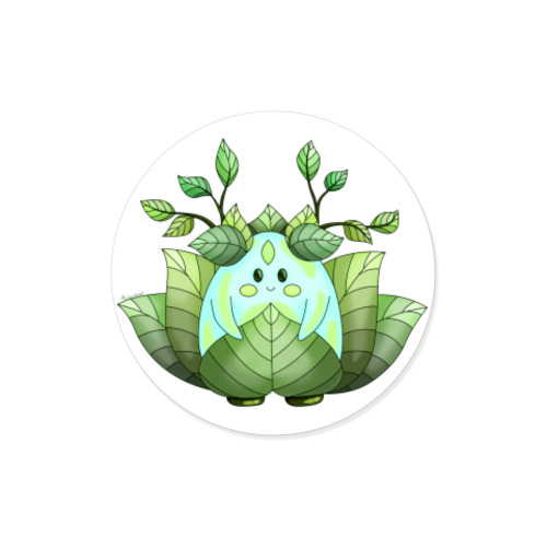 Виниловые наклейки с принтом Милый лесной дух