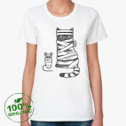 Женская футболка органик