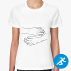 Женская спортивная футболка