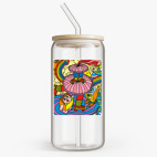 Банка с бамбуковой крышкой