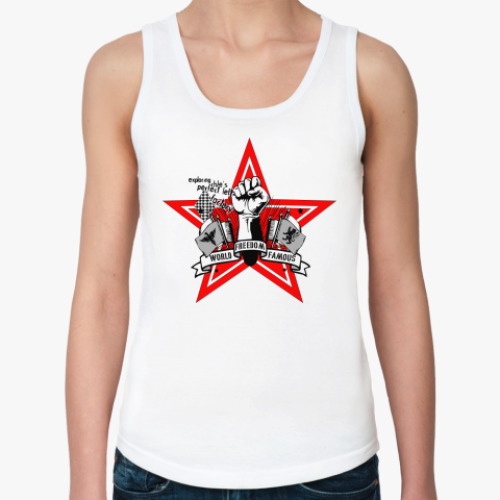 Женская майка с принтом Свобода