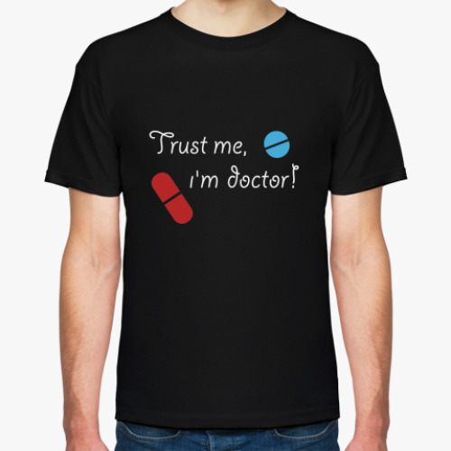 Футболка с принтом Trust me