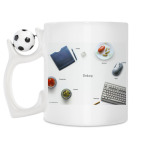 Кружка с футбольным мячиком