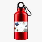 Металлическая бутылка 400 мл UV-DTF