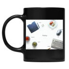 Кружка цветная UV-DTF