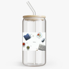 Банка с бамбуковой крышкой