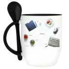 Кружка с ложкой