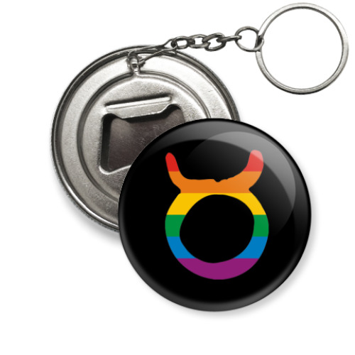 Брелок-открывашка с принтом Телец