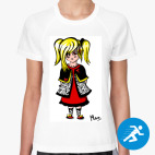 Женская спортивная футболка