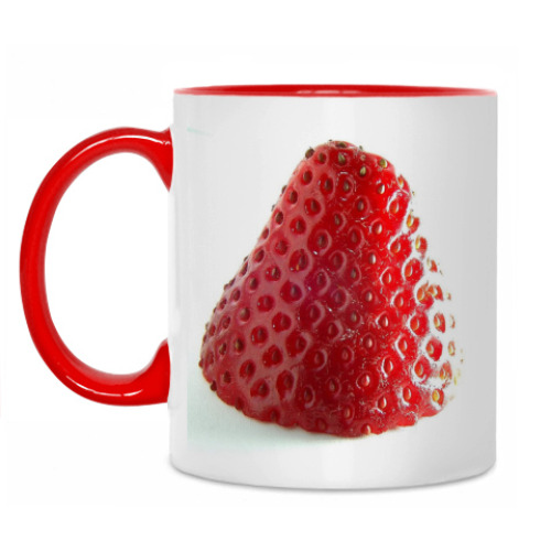 Кружка с принтом Strawberry