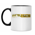 Кружка двухцветная