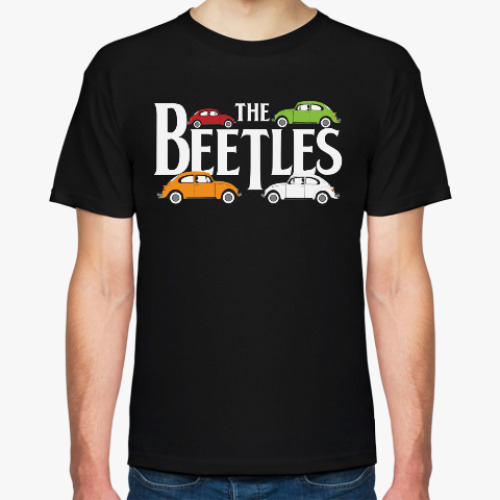 Футболка с принтом Битлз