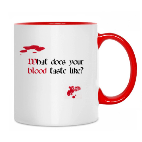 Кружка с принтом VD