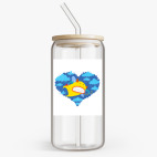 Банка с бамбуковой крышкой