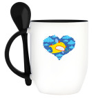 Кружка с ложкой