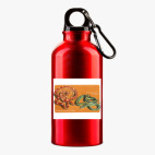 Металлическая бутылка 400 мл UV-DTF