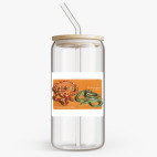 Банка с бамбуковой крышкой