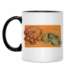 Кружка двухцветная