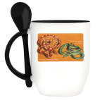 Кружка с ложкой