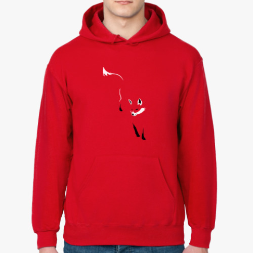 Толстовка худи с принтом Лиса