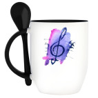 Кружка с ложкой