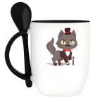 Кружка с ложкой