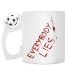 Кружка с футбольным мячиком