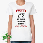 Женская футболка органик