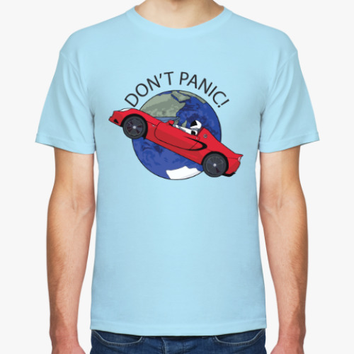 Футболка с принтом Первый запуск Falcon Heavy