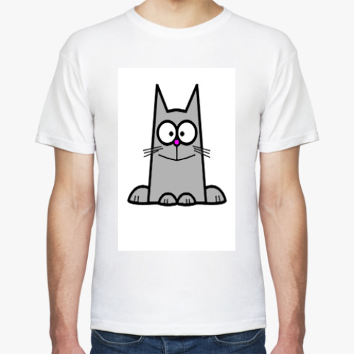 Футболка с принтом  'Котэ'