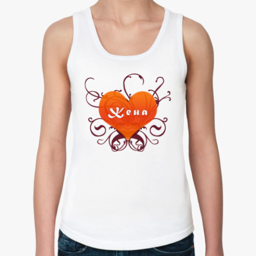 Женская майка с принтом Жена.