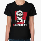 Классическая женская футболка Мистер Робот