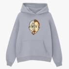 Толстовка худи оверсайз