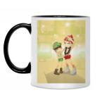 Кружка двухцветная