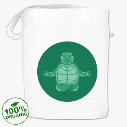 Сумка шоппер с принтом Animal Zen: T is for Turtle
