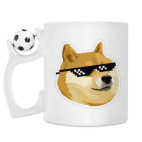 Кружка с футбольным мячиком