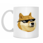Doge meme, deal with it очки