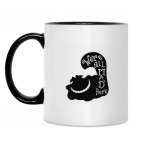 Кружка двухцветная