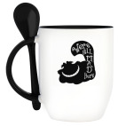 Кружка с ложкой