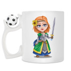 Кружка с футбольным мячиком