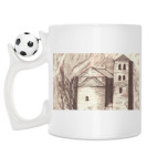 Кружка с футбольным мячиком