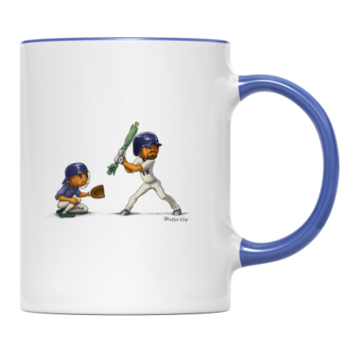 Кружка с принтом Тыквы Бейсбол