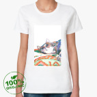 Женская футболка органик