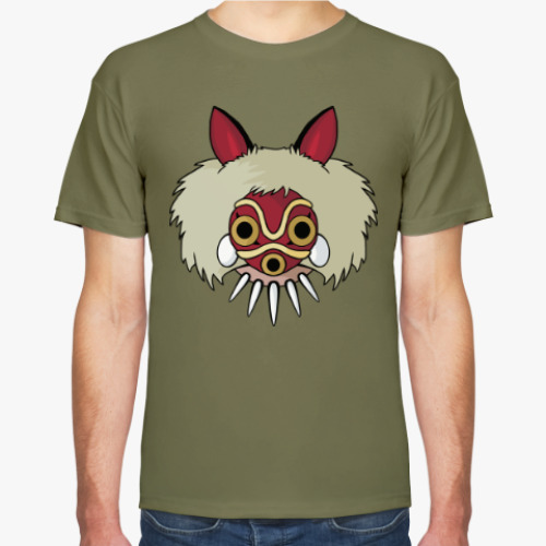 Футболка с принтом Принцесса Мононоке Мияздаки